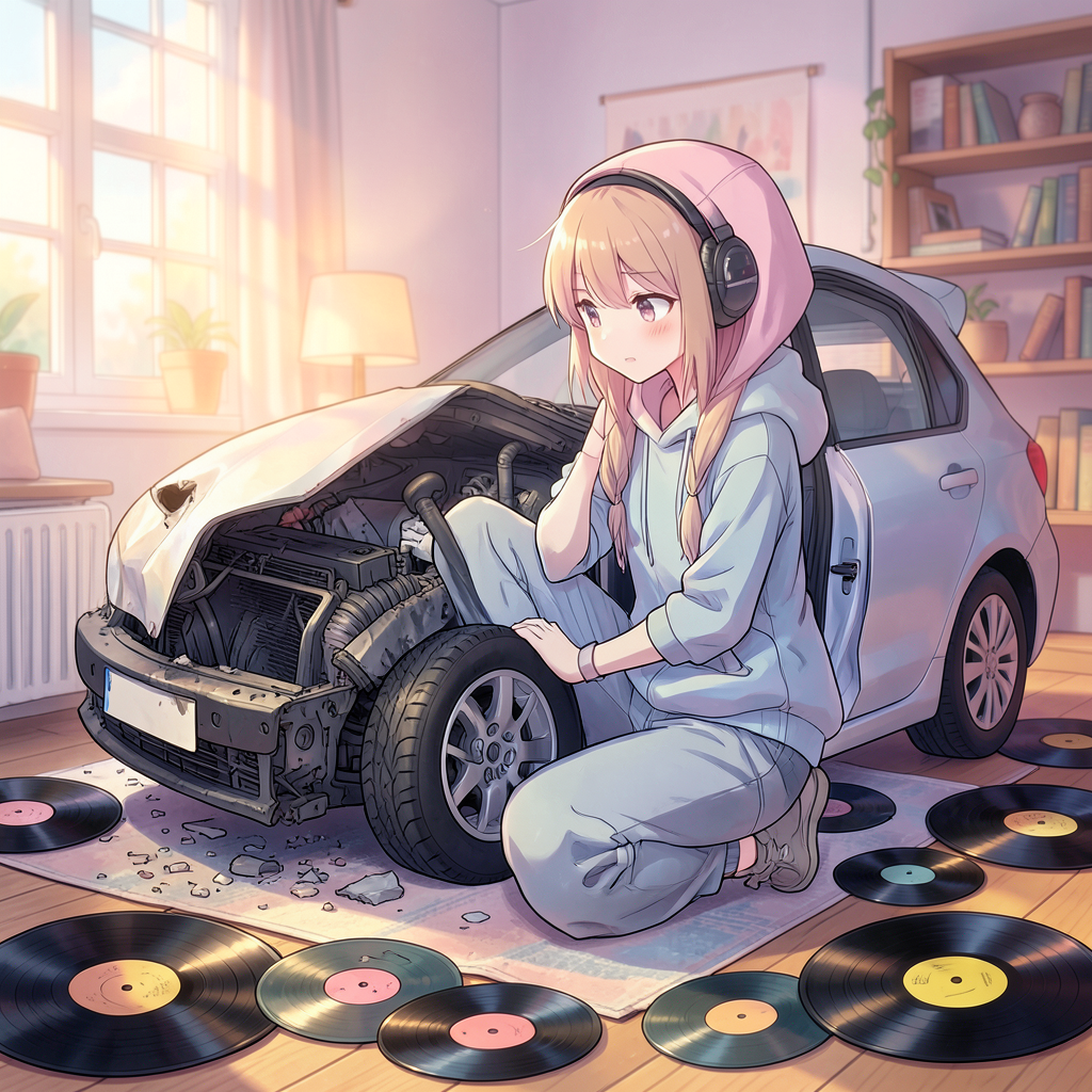 Describing a car accident (Blechschaden)