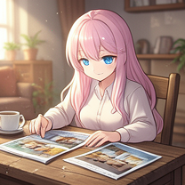 Discussing apartment advertisements