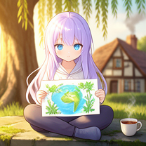 Discussing climate change and sustainability