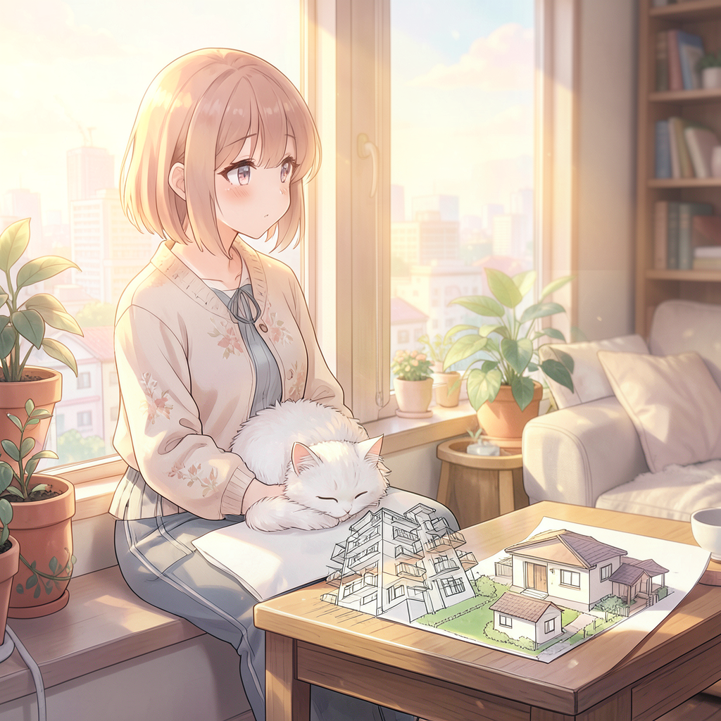 Discussing housing types (apartment, house, shared flat)