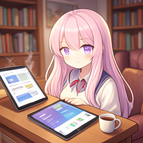 Discussing online courses and learning apps
