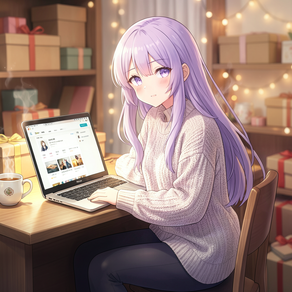 Discussing online shopping