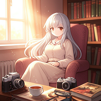 Discussing photography and art