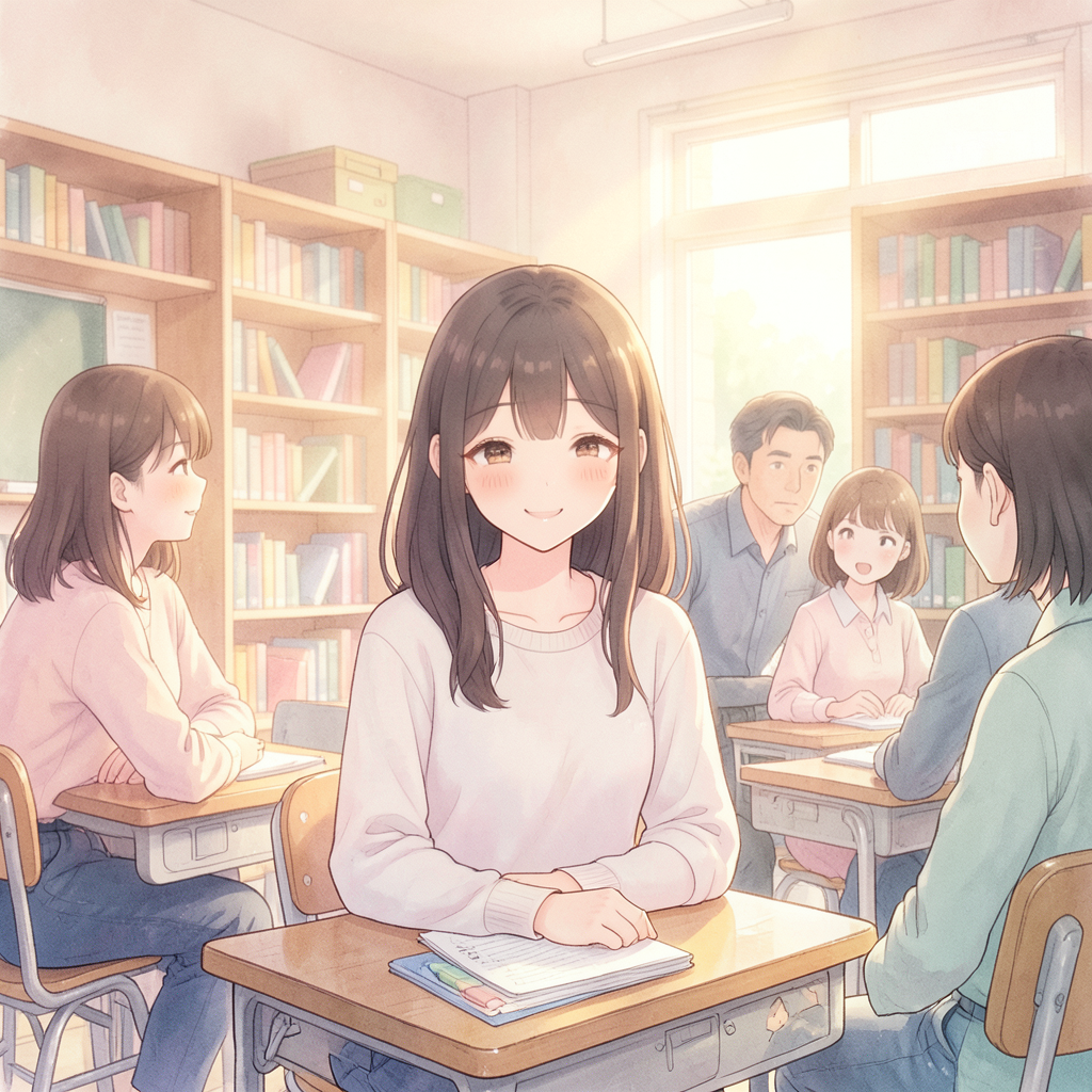 Greeting former classmates and teacher in B1 context
