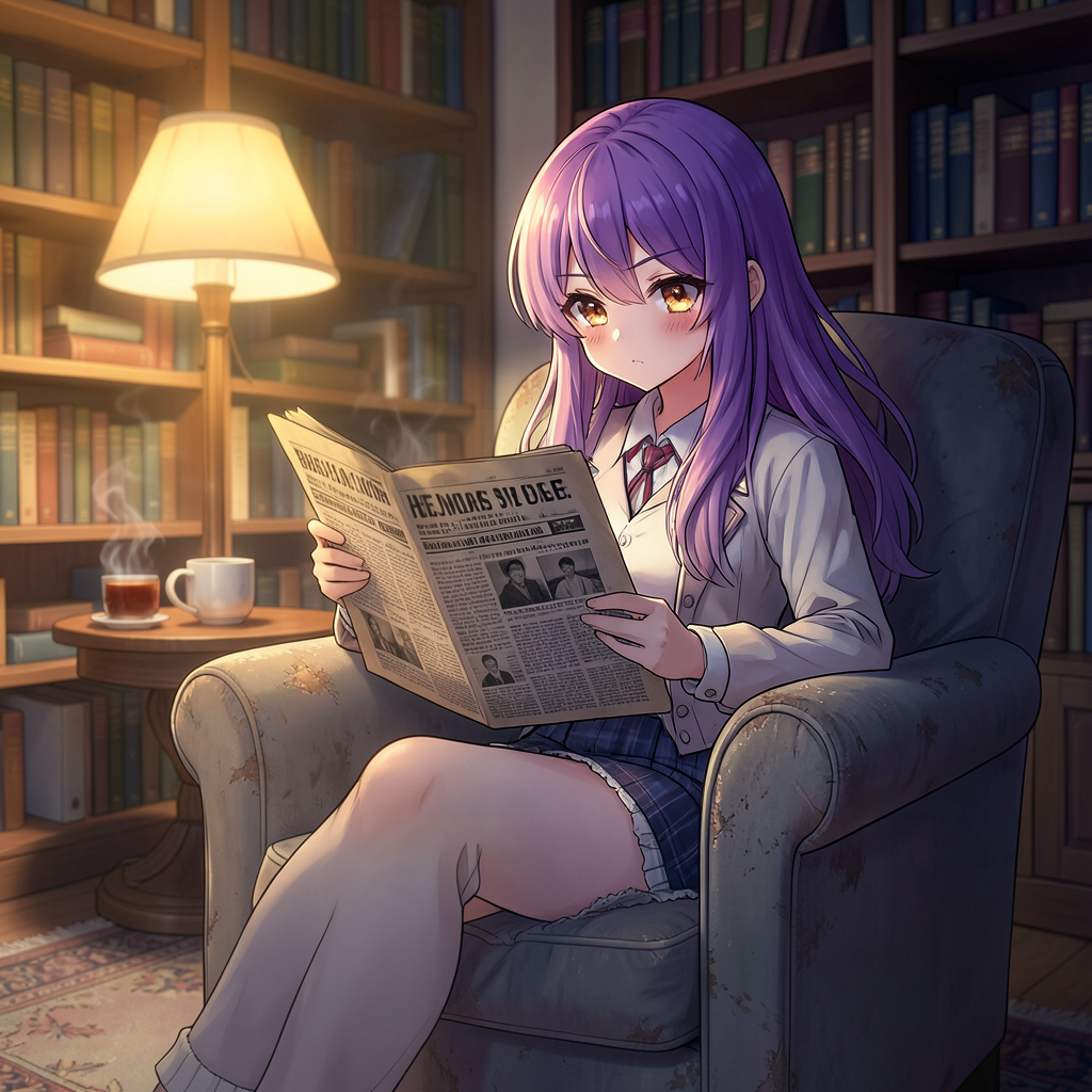 Reading police reports in the newspaper