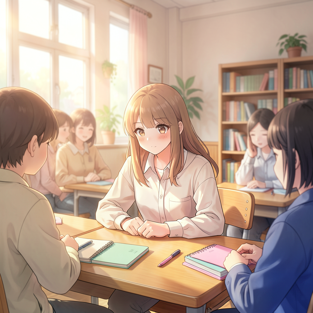 Socializing during class breaks (small talk)