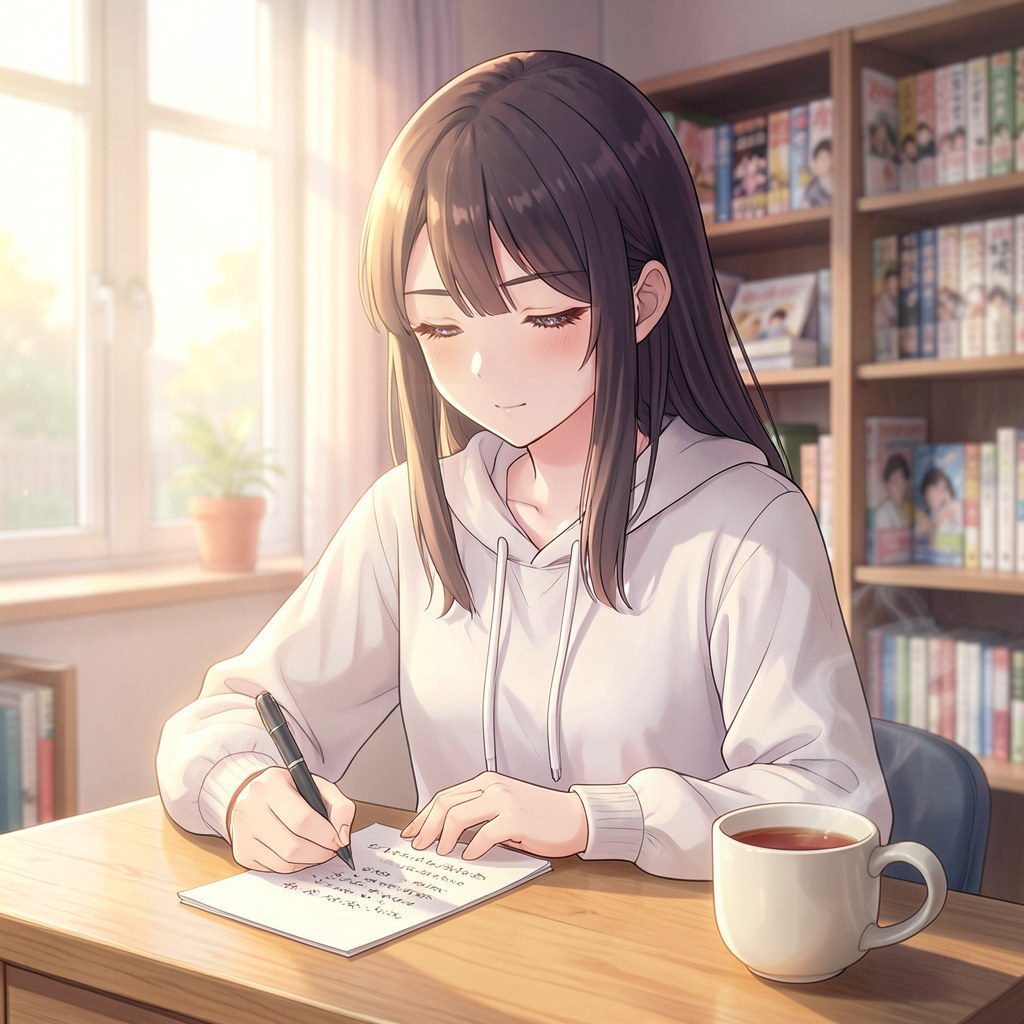 Writing a note to a neighbor about a package