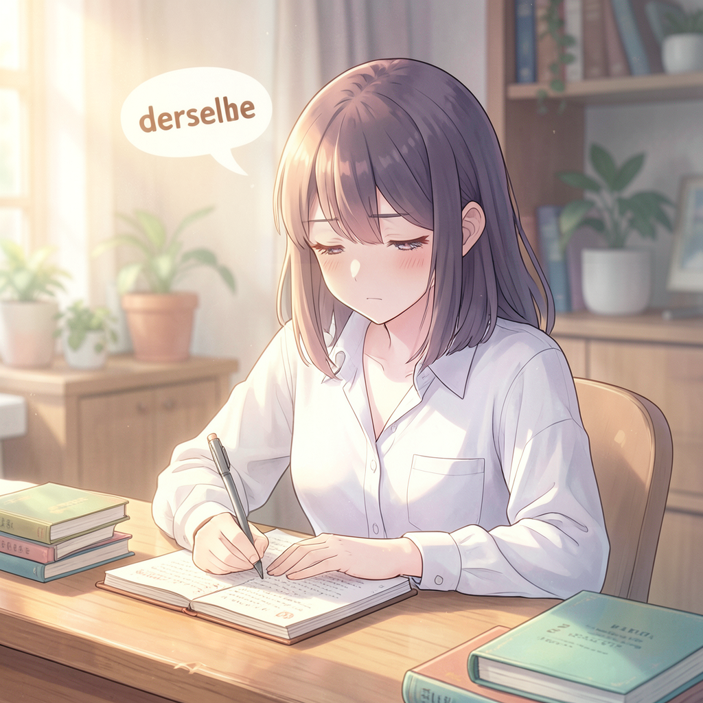 Grammar: Demonstrative ‘derselbe’ (the same one)